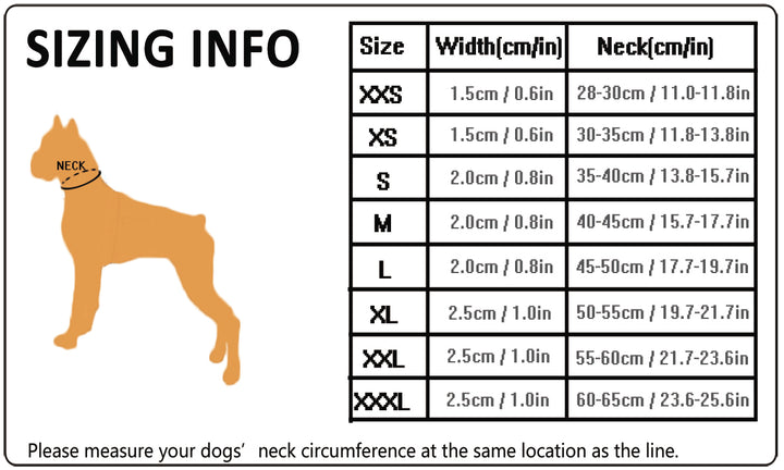 Red Dirt Dogs™ Heavy‑Duty Reflective Dog Collar – Orange (S–XL)