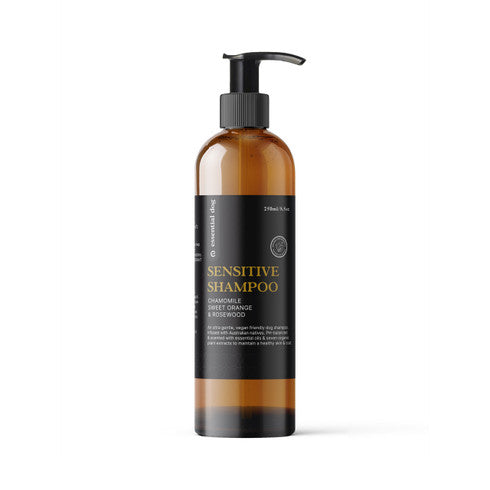 Sensitive Dog Shampoo – Chamomile, Sweet Orange & Rosewood (Natural, Australian Made)